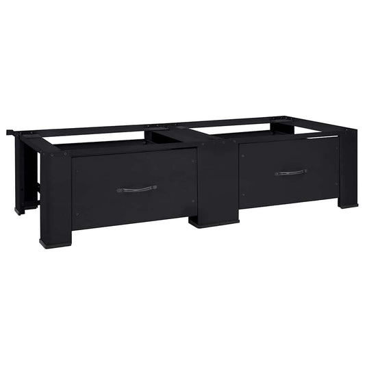 Mosógép Talp 2 pcs Fekete 127 x 54,5 x 32,5 cm Acél