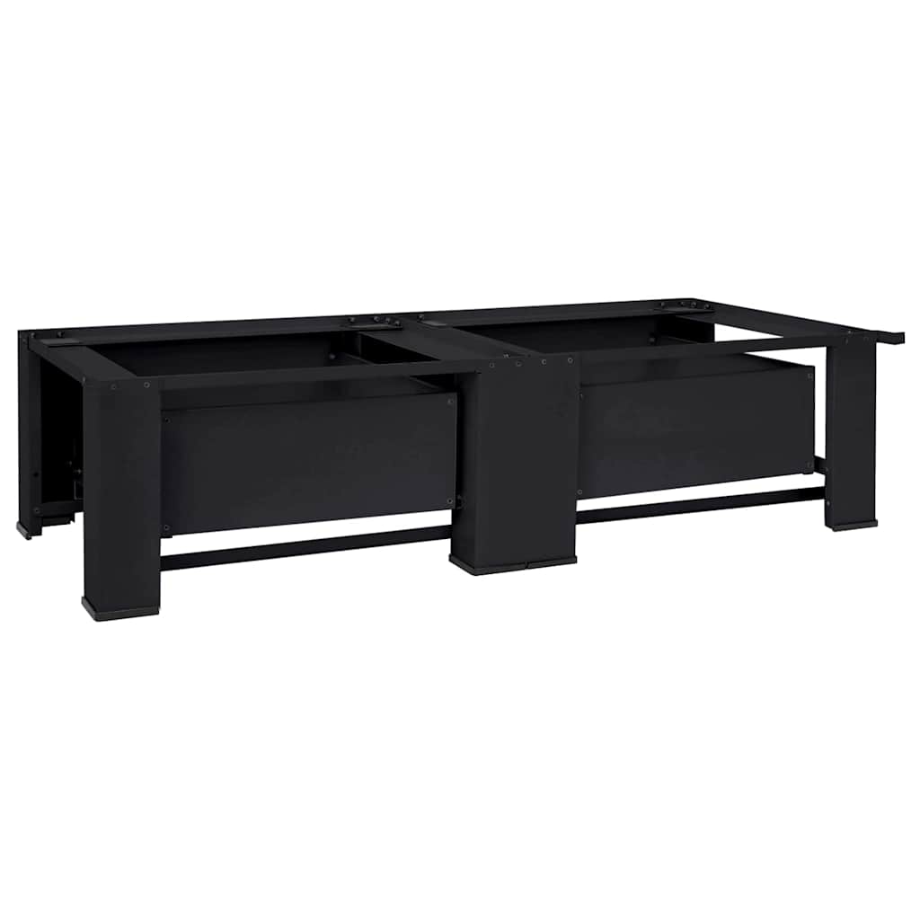 Mosógép Talp 2 pcs Fekete 127 x 54,5 x 32,5 cm Acél