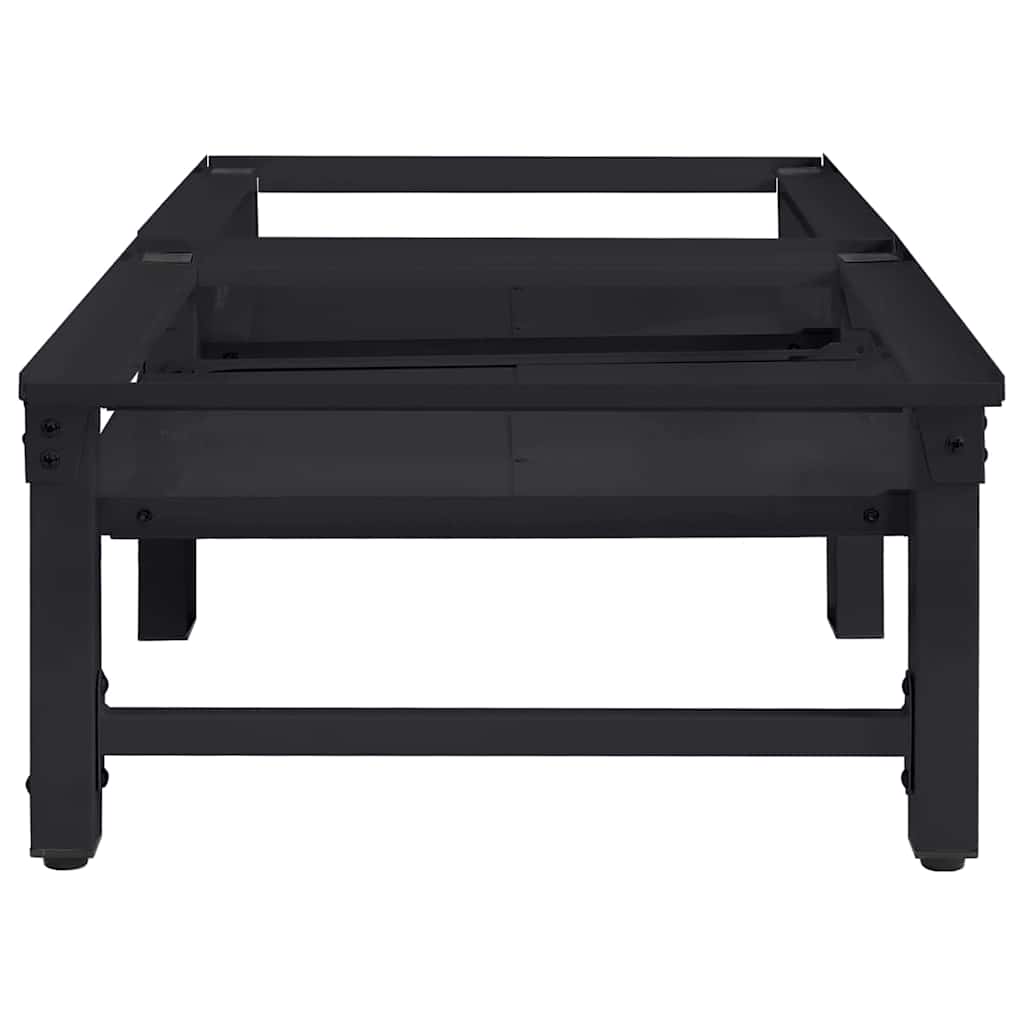 Mosógép Talp 2 pcs Fekete 124,5 x 61,5 x 32,5 cm Acél