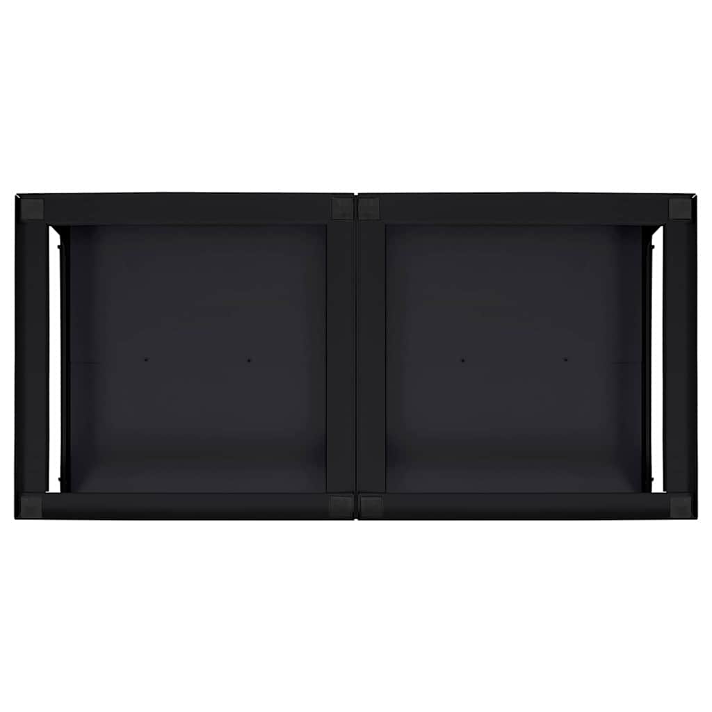 Mosógép Talp 2 pcs Fekete 124,5 x 61,5 x 32,5 cm Acél