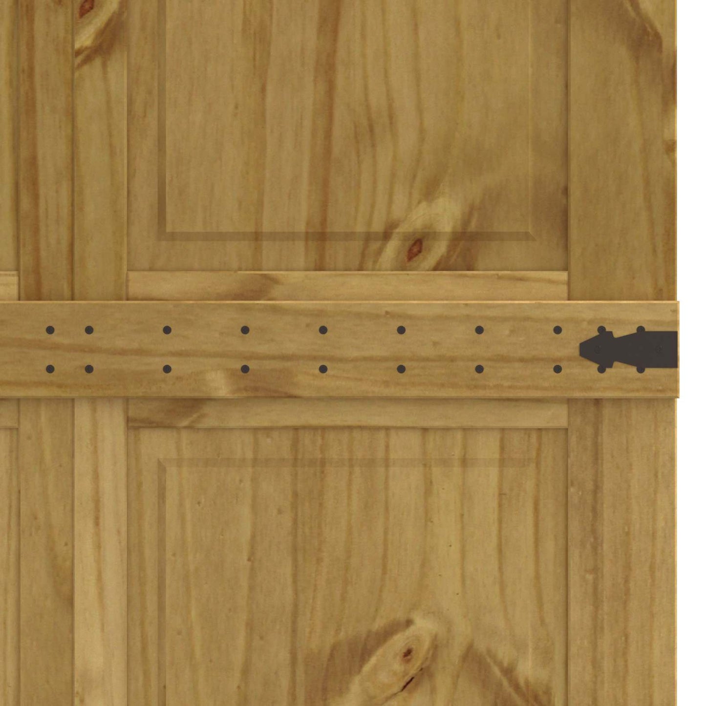 Istállóajtó Corona Mézes Barna 100 x 210 cm Tömör Fenyőfa