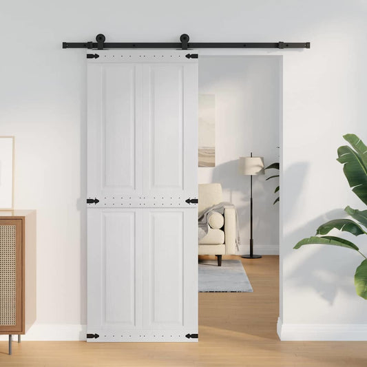 Istállóajtó Corona 80 x 210 cm Tömör Fenyőfa