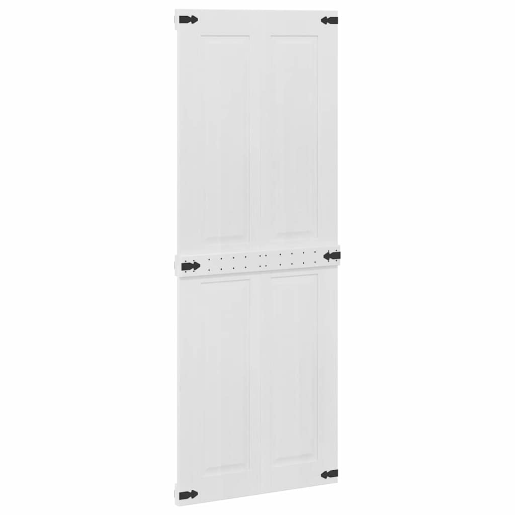 Istállóajtó Corona Fehér 80 x 210 cm Tömör Fenyőfa