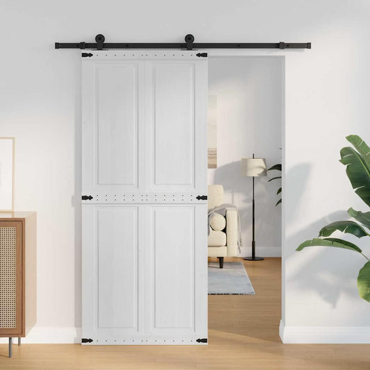 Istállóajtó Corona 90 x 210 cm Tömör Fenyőfa