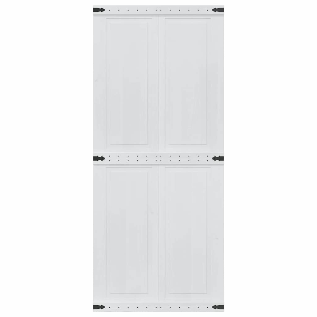 Istállóajtó Corona Fehér 90 x 210 cm Tömör Fenyőfa