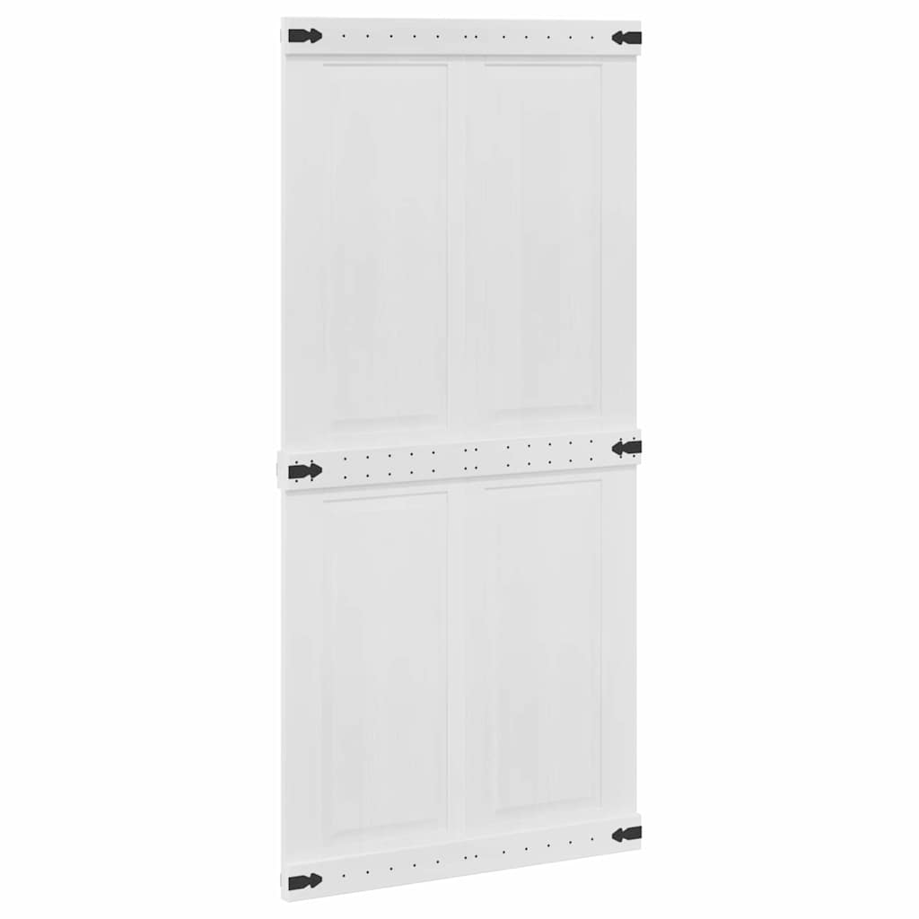 Istállóajtó Corona Fehér 100 x 210 cm Tömör Fenyőfa