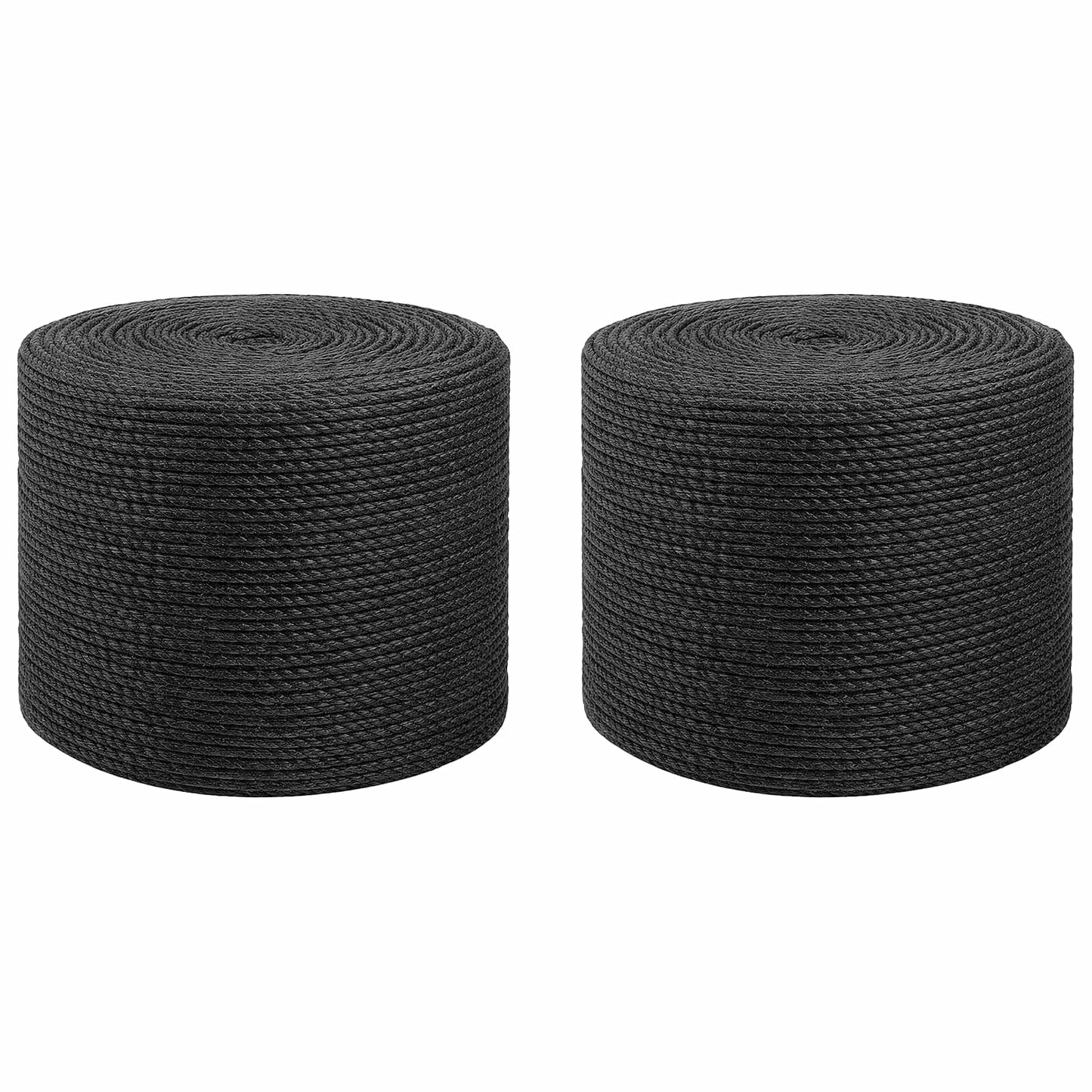 Jutaszál 2 db 2 mm Fekete 100% Tossa kender