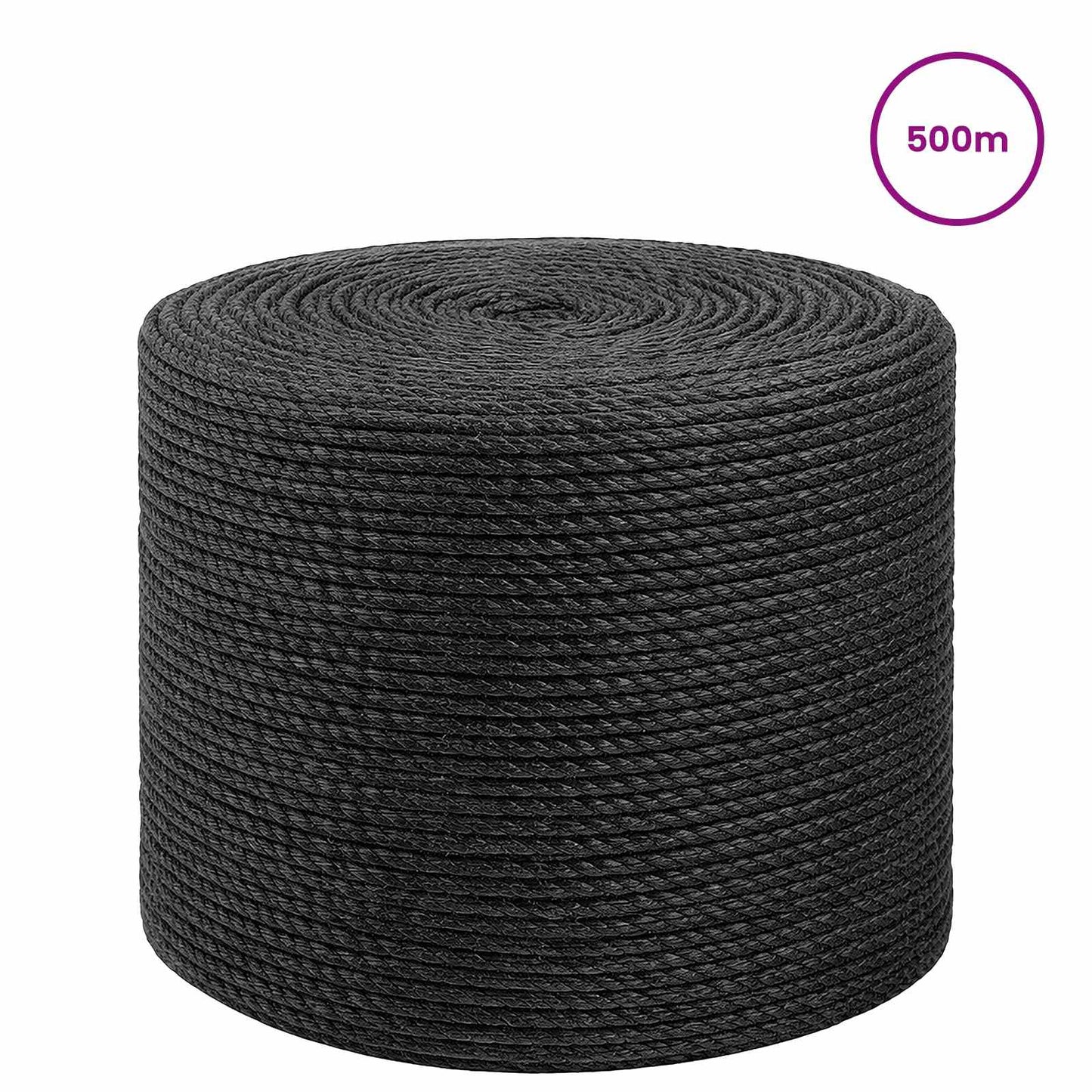 Jutaszál 4 mm Fekete 100% Tossa kender