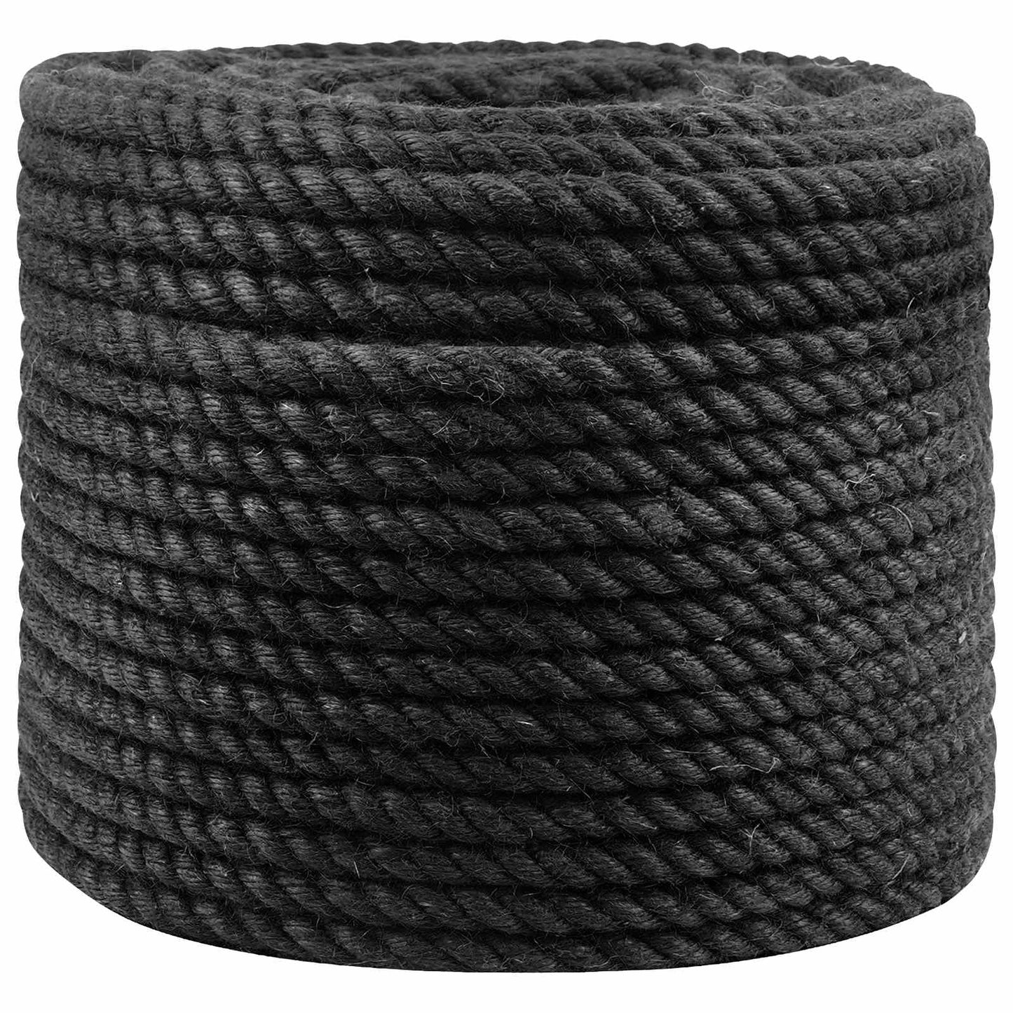Juta Kötél 12 mm Fekete 100% Tossa kender