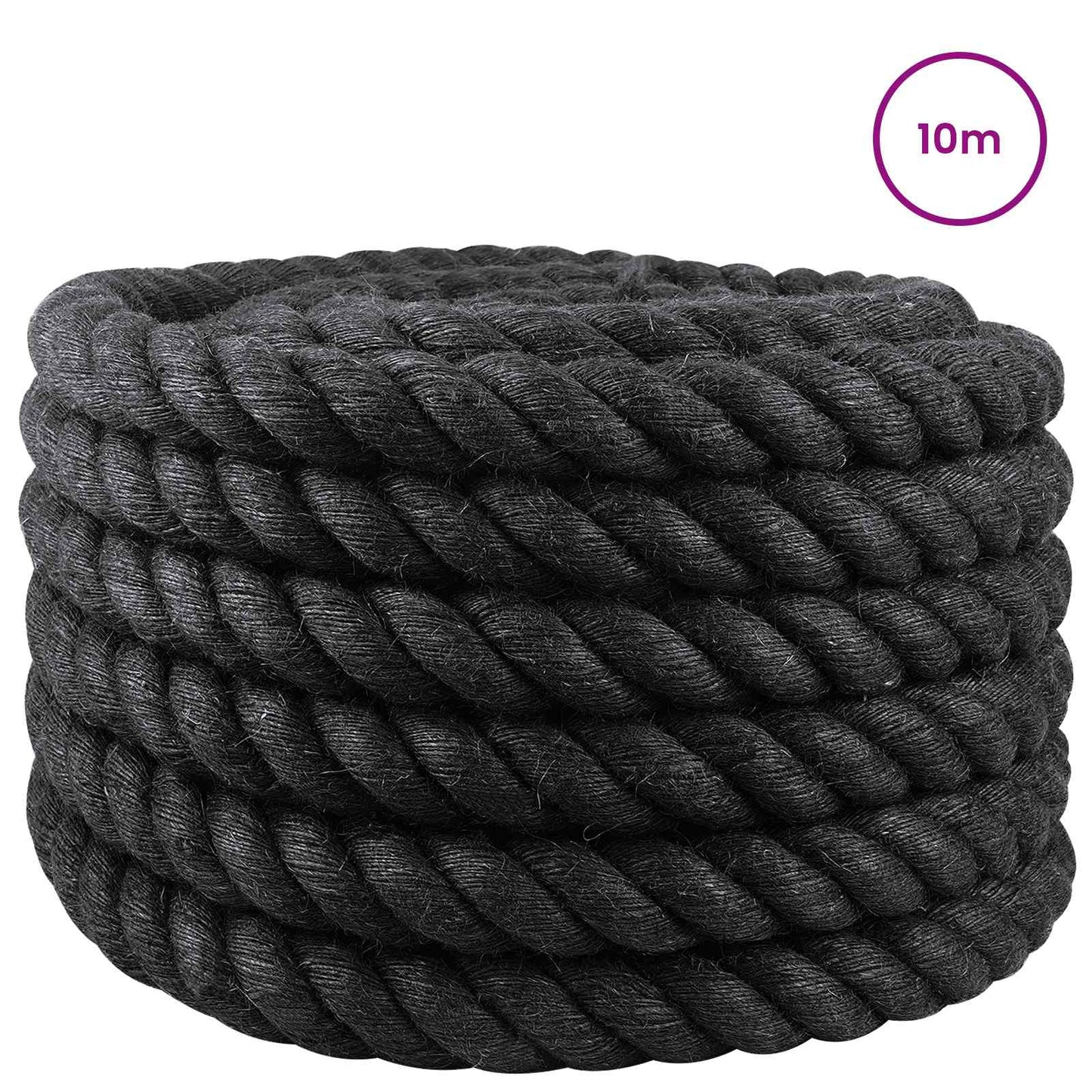 Juta Kötél 36 Fekete 100% Tossa kender