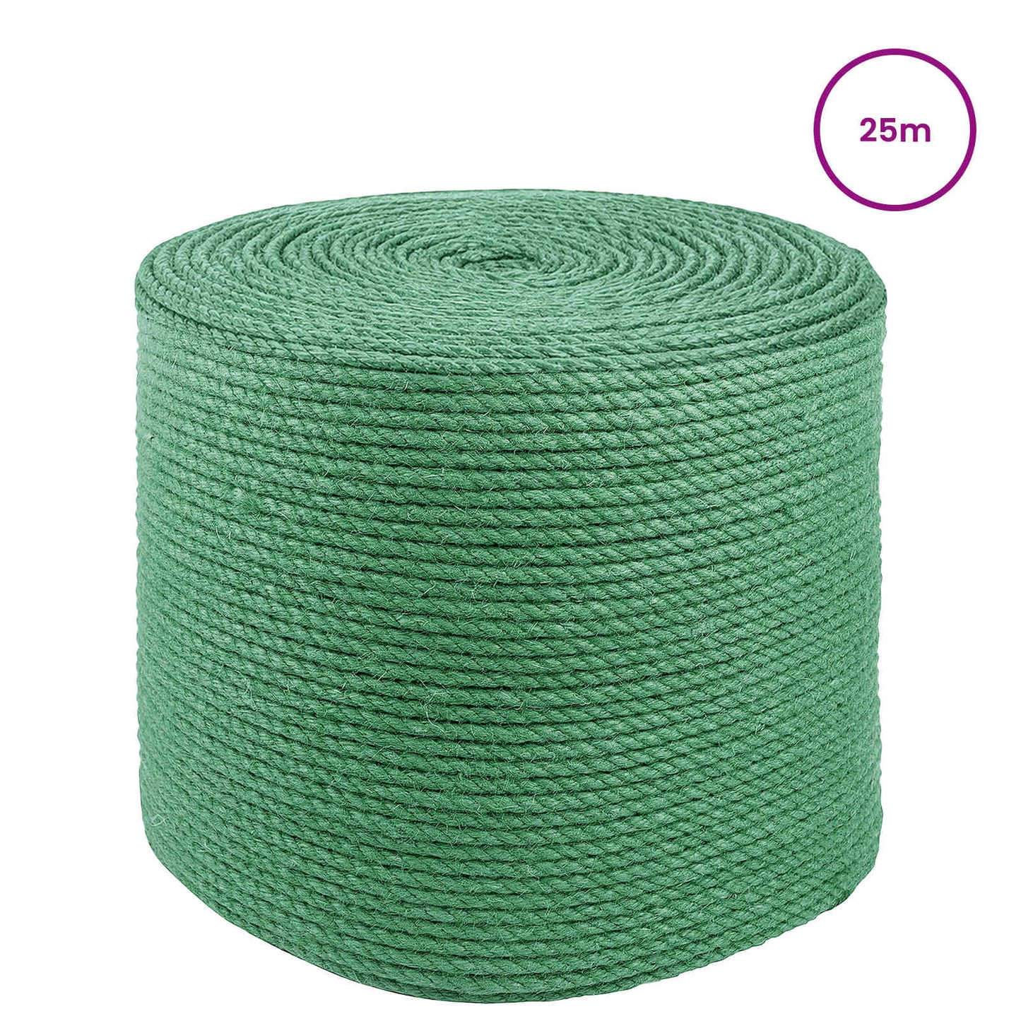 Juta Kötél 6 mm Zöld 100% Tossa kender