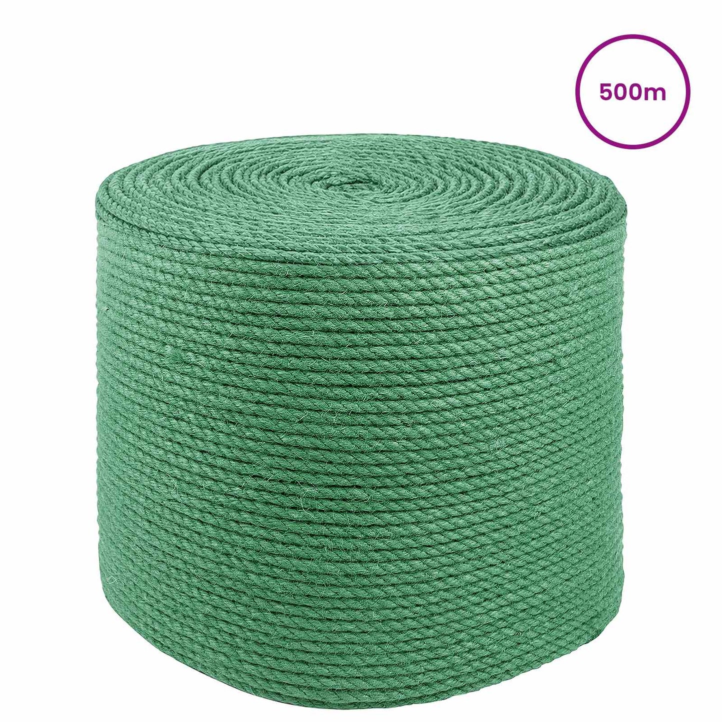 Juta Kötél 6 mm Zöld 100% Tossa kender