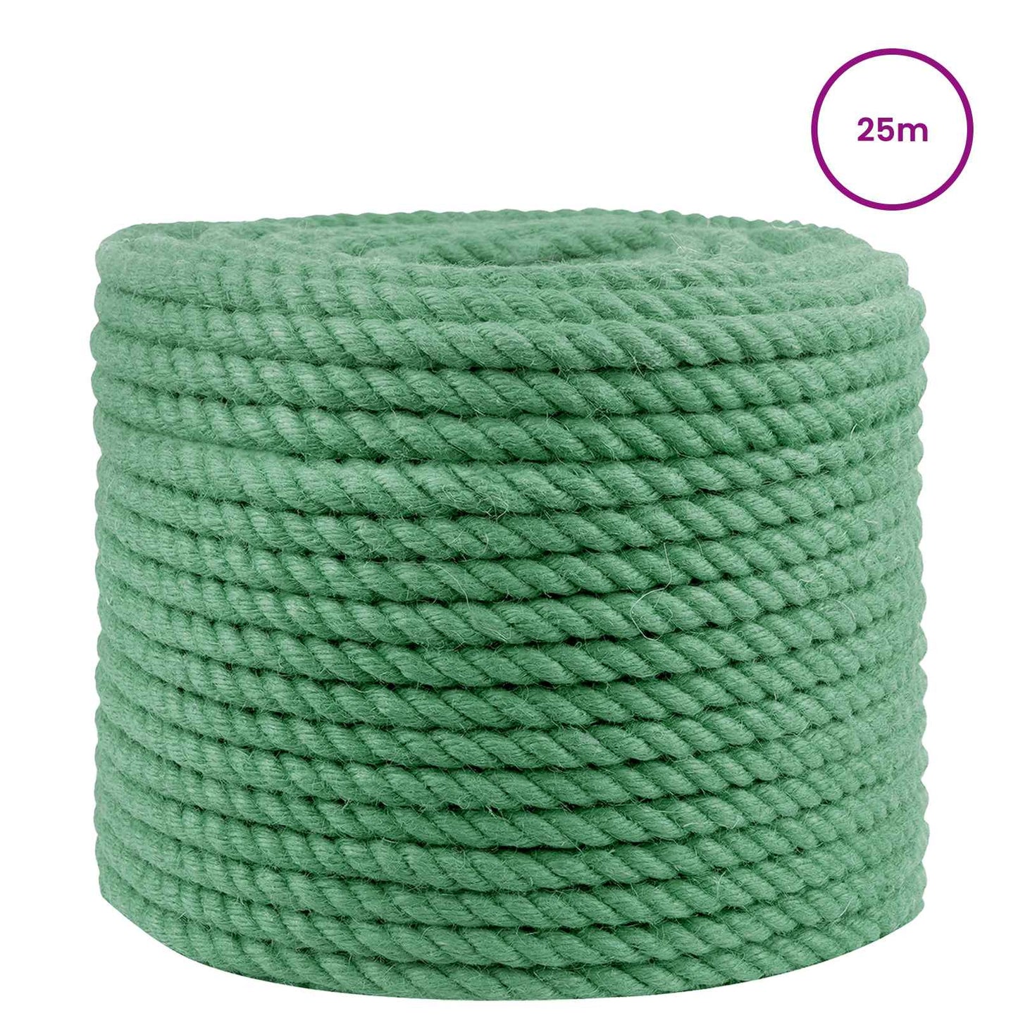 Juta Kötél 12 mm Zöld 100% Tossa kender