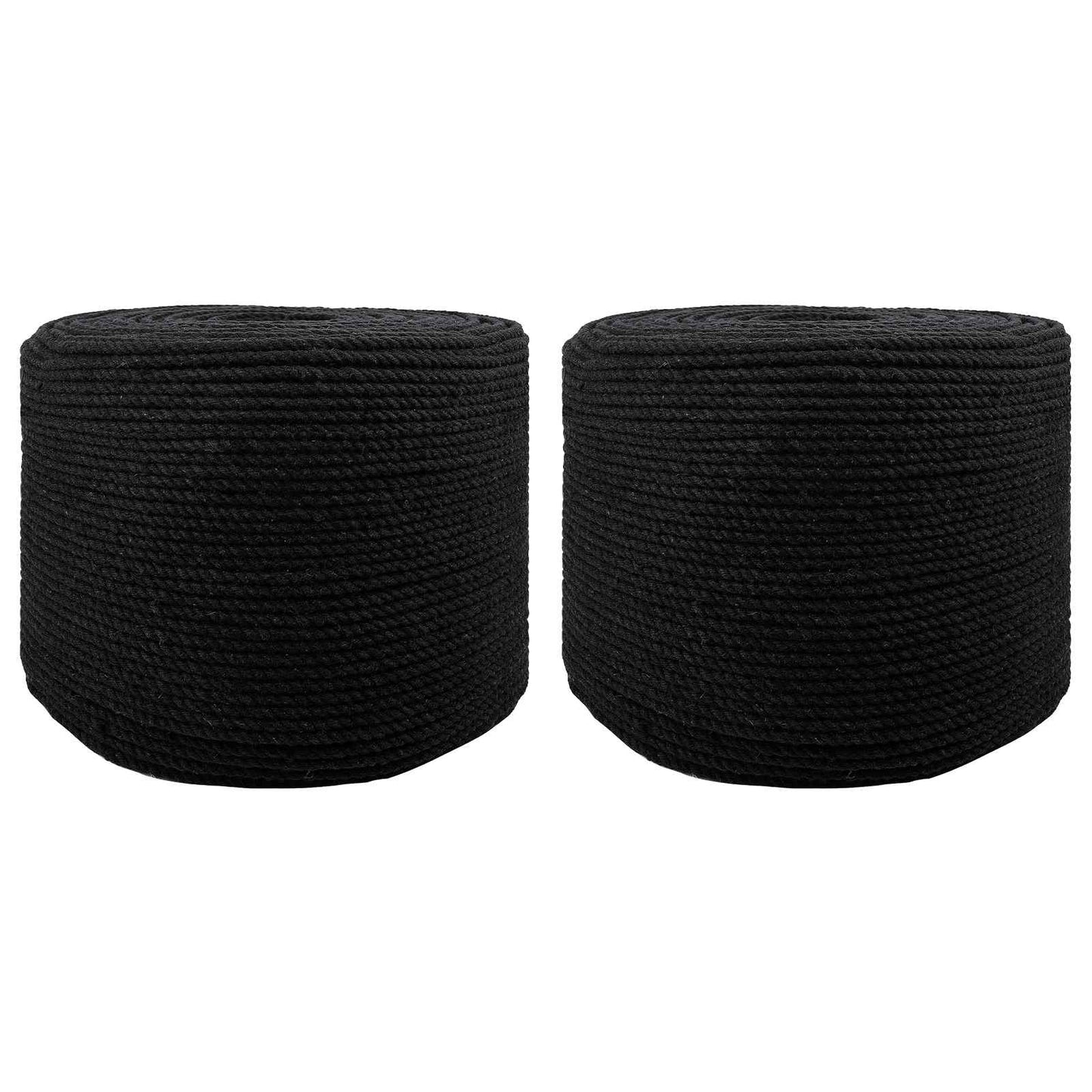 Pamut Zsinór 2 db 2 mm 100 m Fekete 100% Pamut