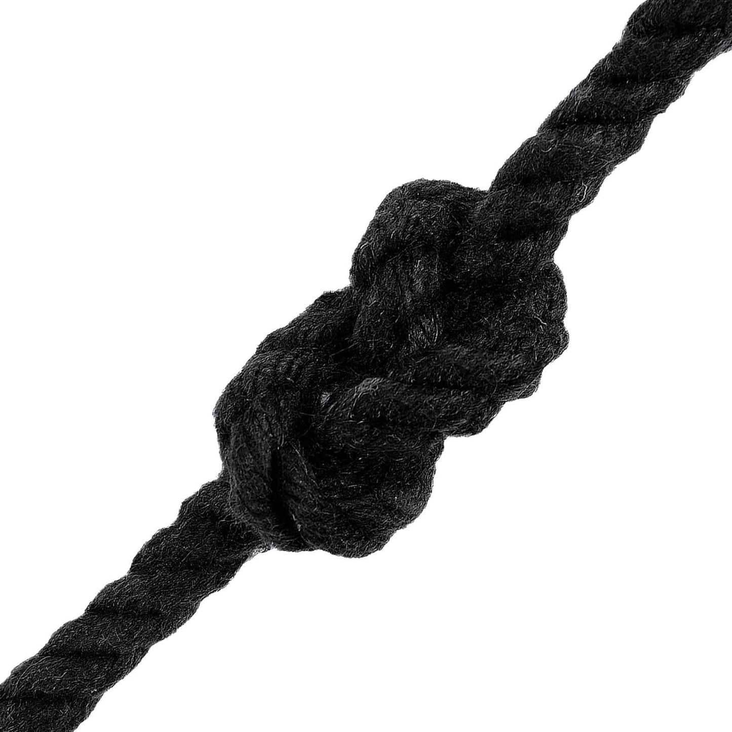 Pamut Zsinór 4 mm 50 m Fekete 100% Pamut