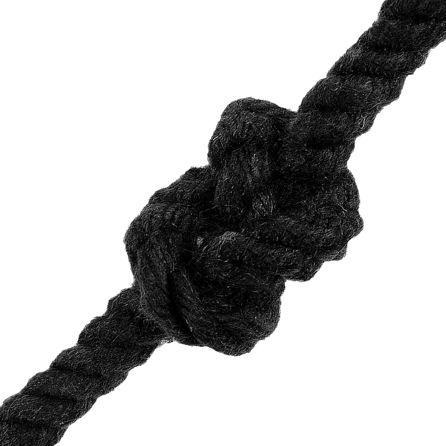 Pamut Kötél 8 mm 25 m Fekete 100% Pamut