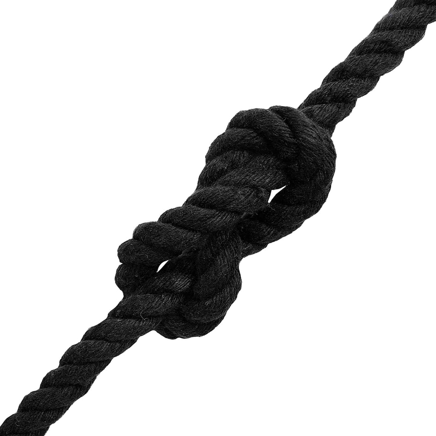 Pamut Kötél 10 mm 25 m Fekete 100% Pamut