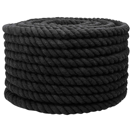 Kötél Fekete 1,6 x 1,6 x 2500 cm Pamut