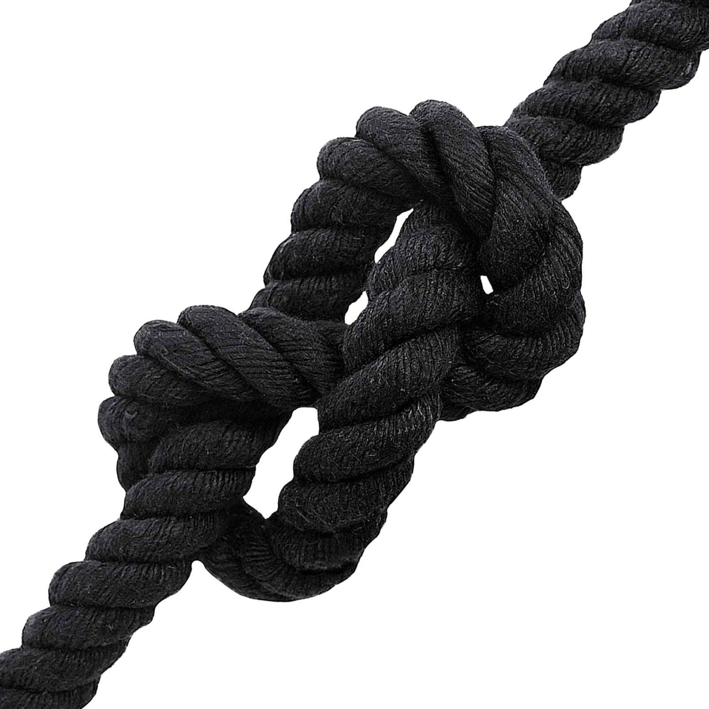 Pamut Kötél 24 mm 25 m Fekete 100% Pamut