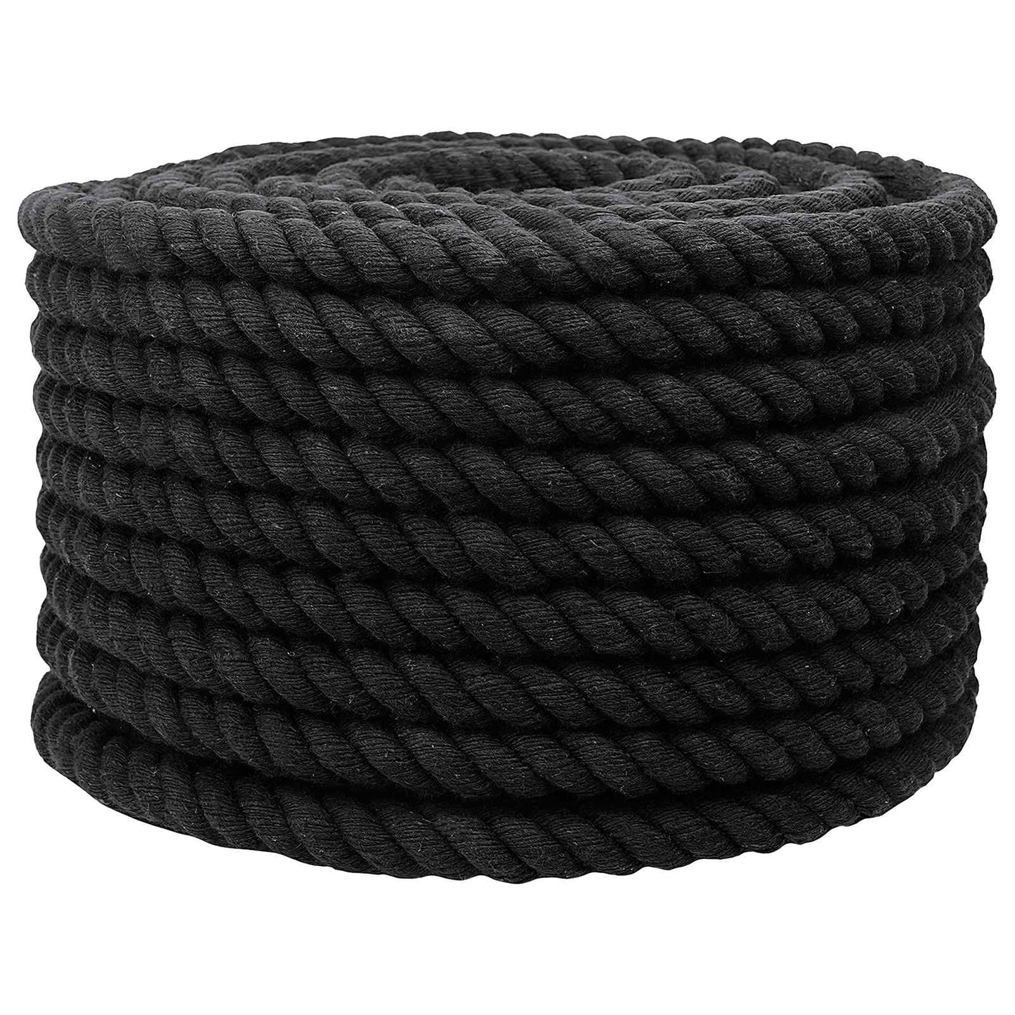 Pamut Kötél 24 mm 50 m Fekete 100% Pamut