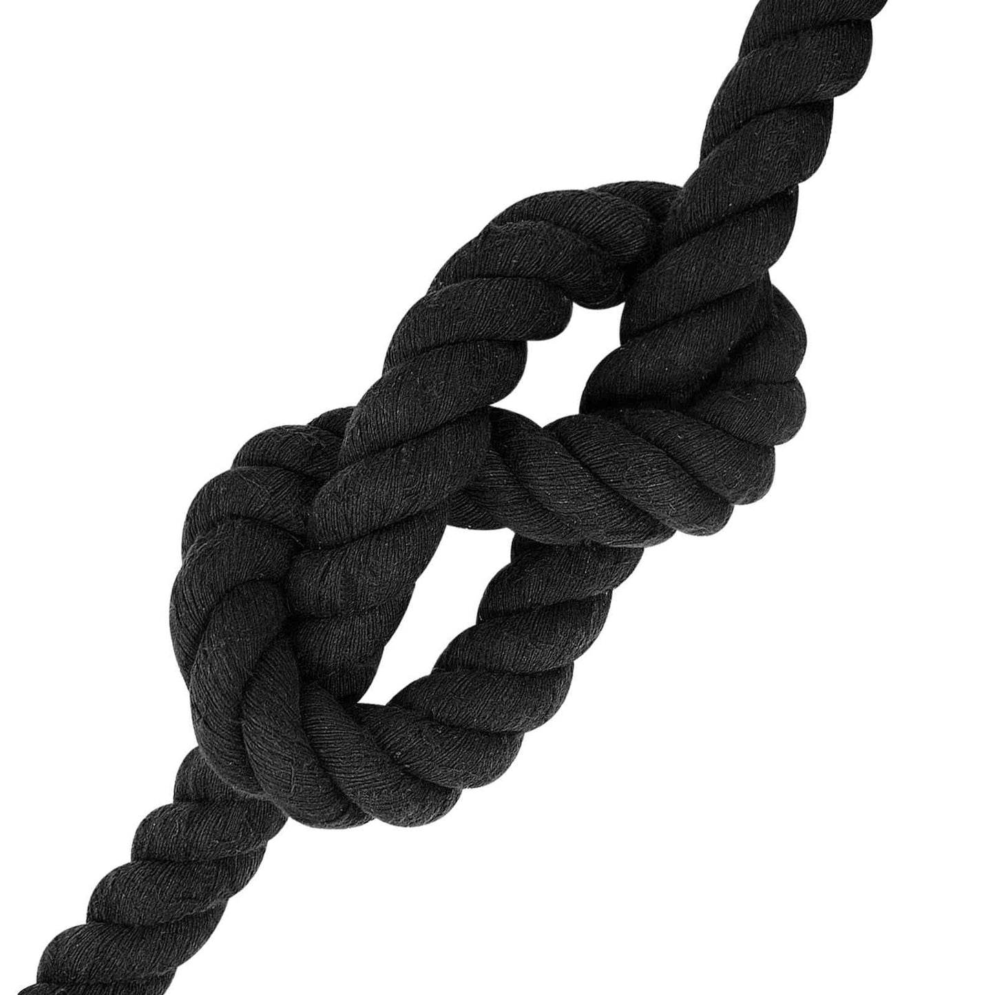 Pamut Kötél 30 mm 25 m Fekete 100% Pamut
