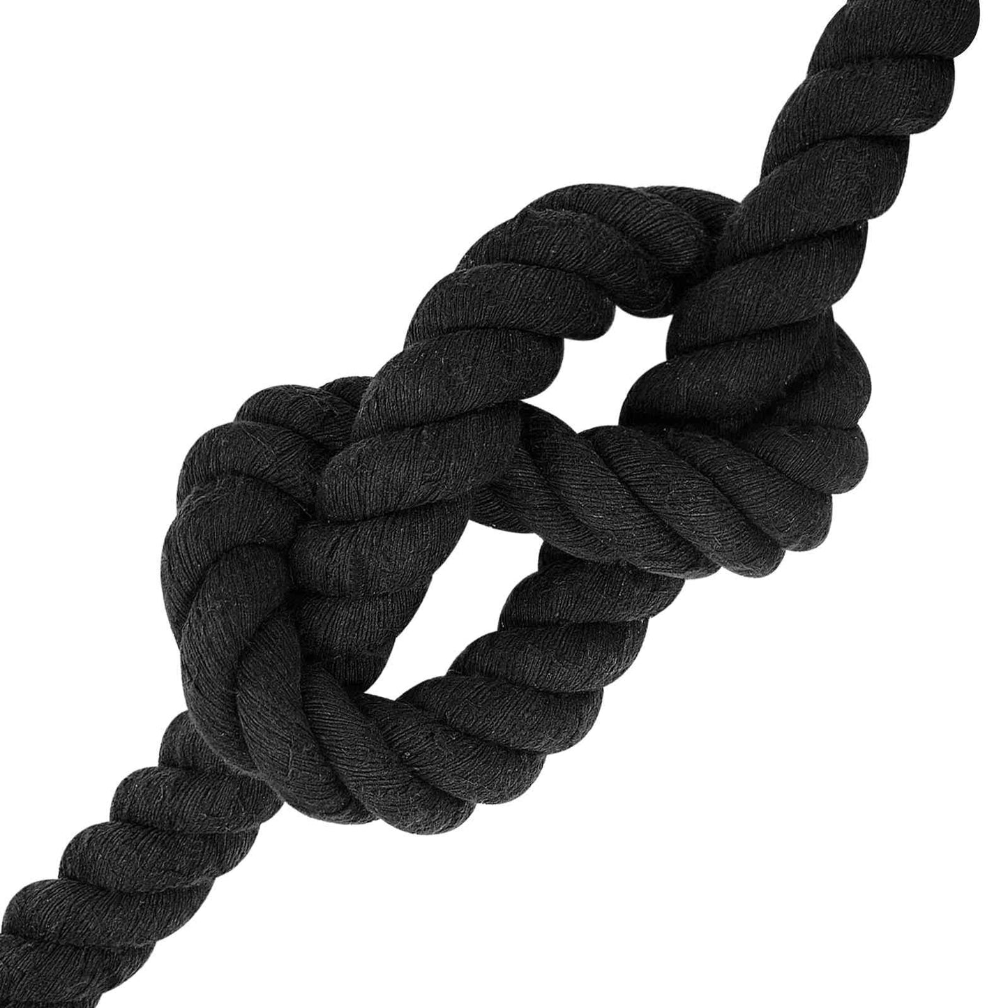 Pamut Kötél 36 mm 5 m Fekete 100% Pamut