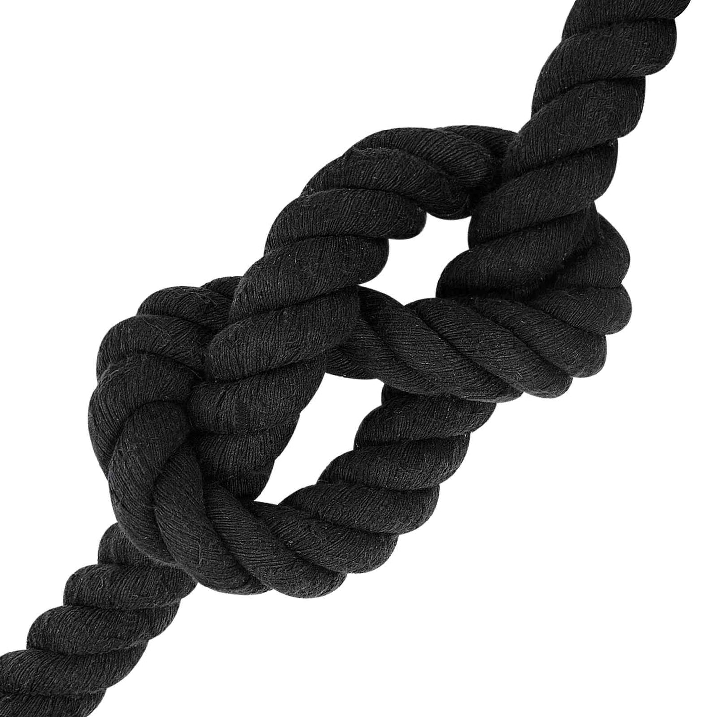 Pamut Kötél 40 mm 25 m Fekete 100% Pamut
