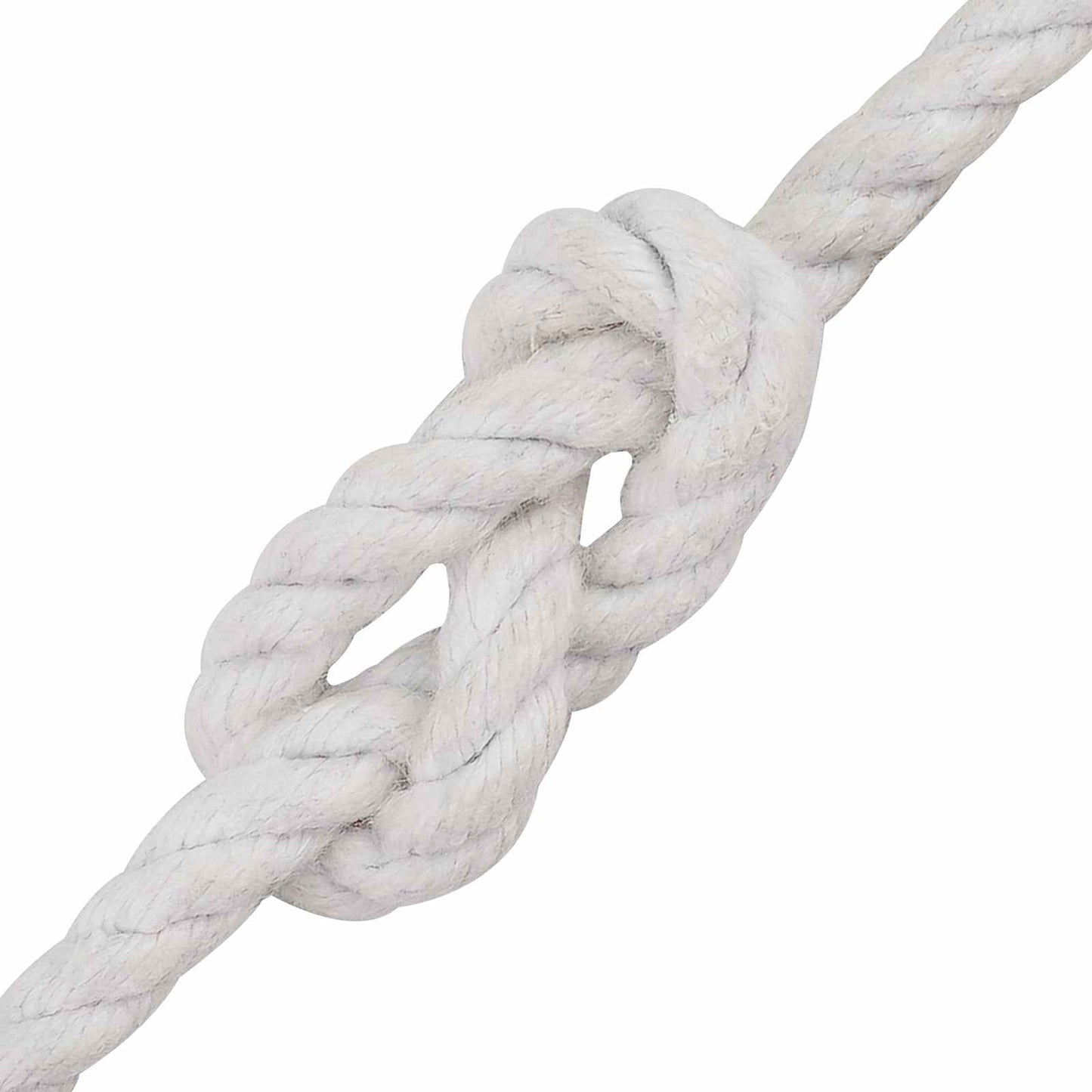 Pamut Kötél 6 mm 25 m Fehér 100% Pamut
