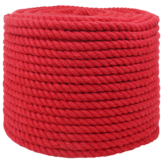 Kötél Piros 1 x 1 x 2500 cm Pamut