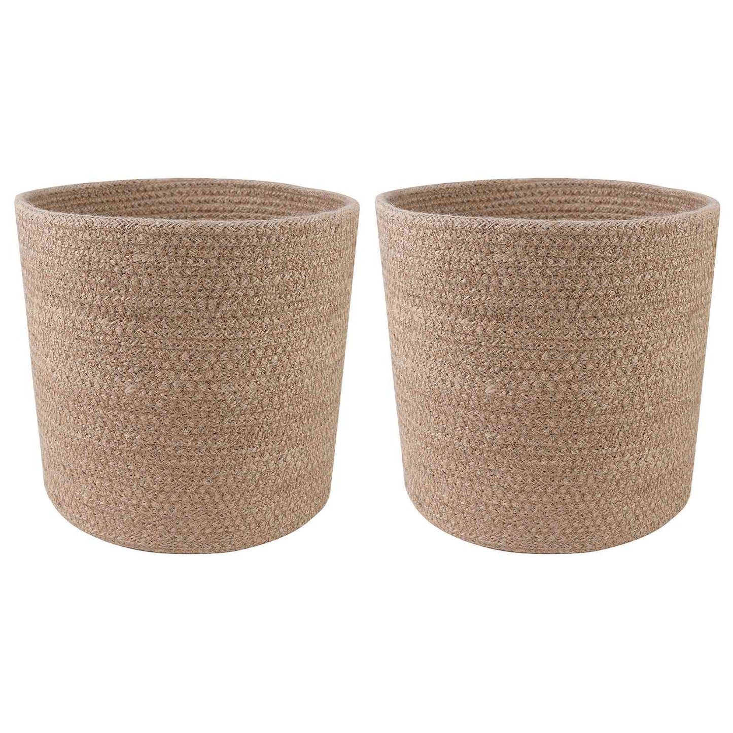 Növényi Cserép Készlet 2 db Természetes Ø 21 x 21 cm