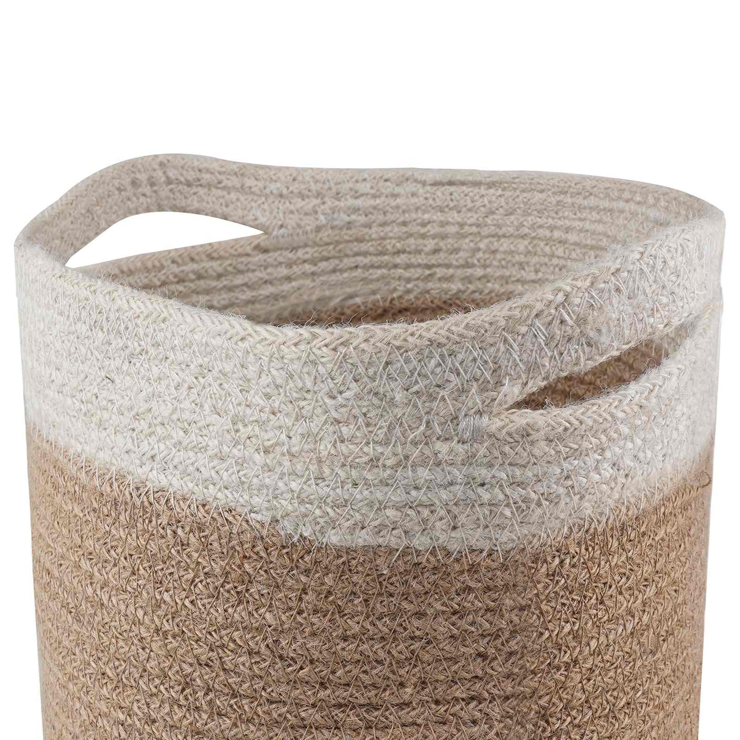 Növényi Cserép Készlet 2 db Természetes és Fehér Ø 21 x 21 cm