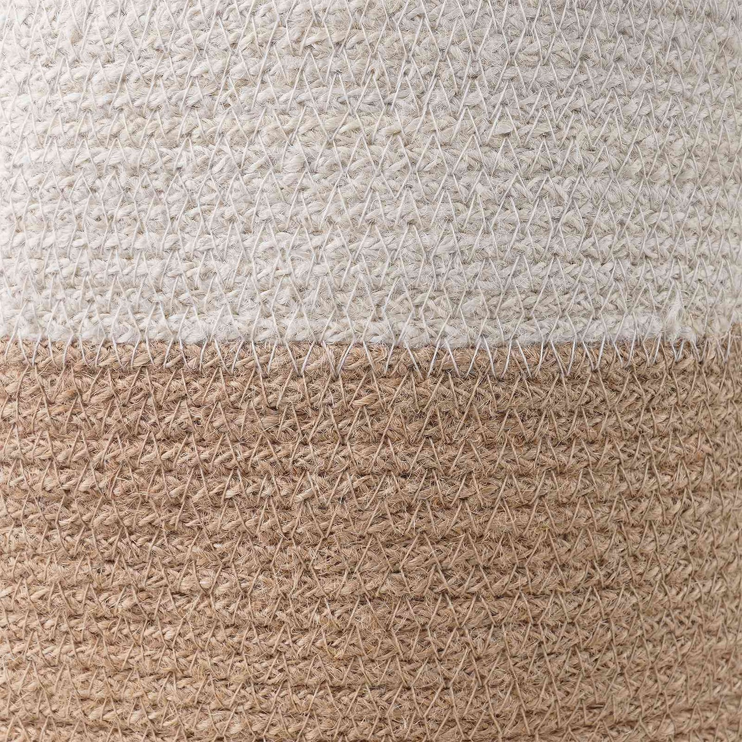 Növényi Cserép Készlet 2 db Természetes és Fehér Ø 28 x 28 cm