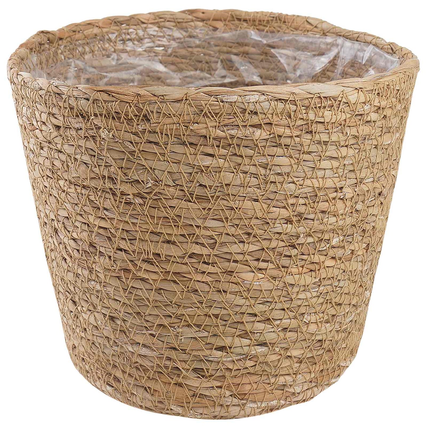 3 db Természetes Ø26 x 19 cm 100% Tengeri fű
