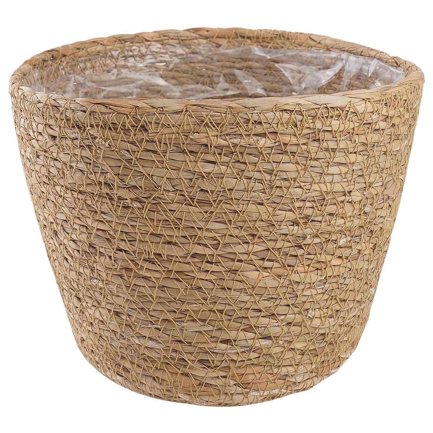 3 db Természetes Ø26 x 19 cm 100% Tengeri fű