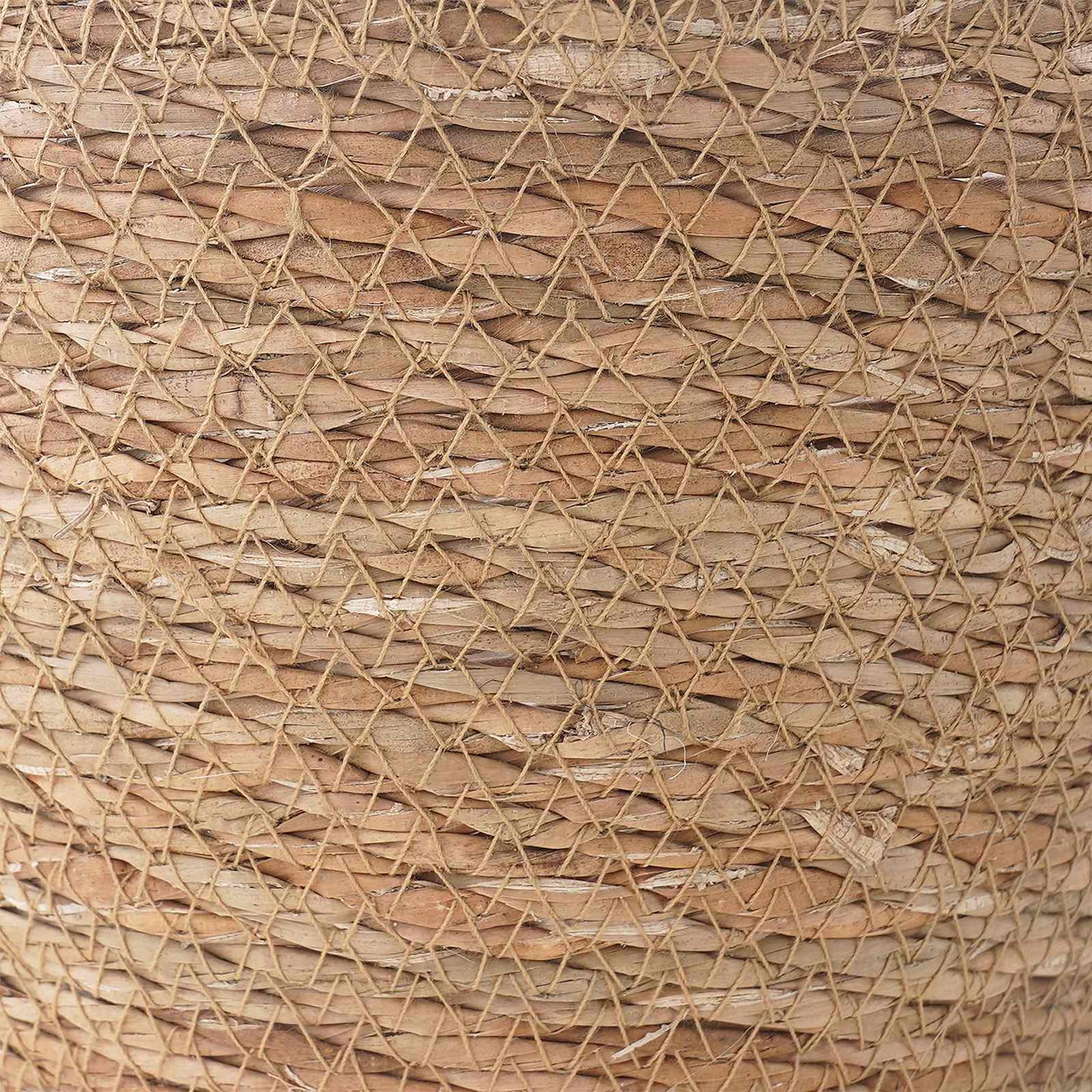 3 db Természetes Ø26 x 19 cm 100% Tengeri fű