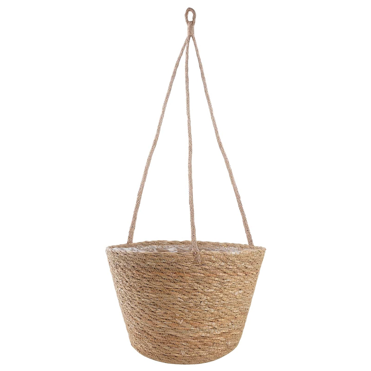 3 db Természetes Ø26 x 19 cm 100% Tengeri fű
