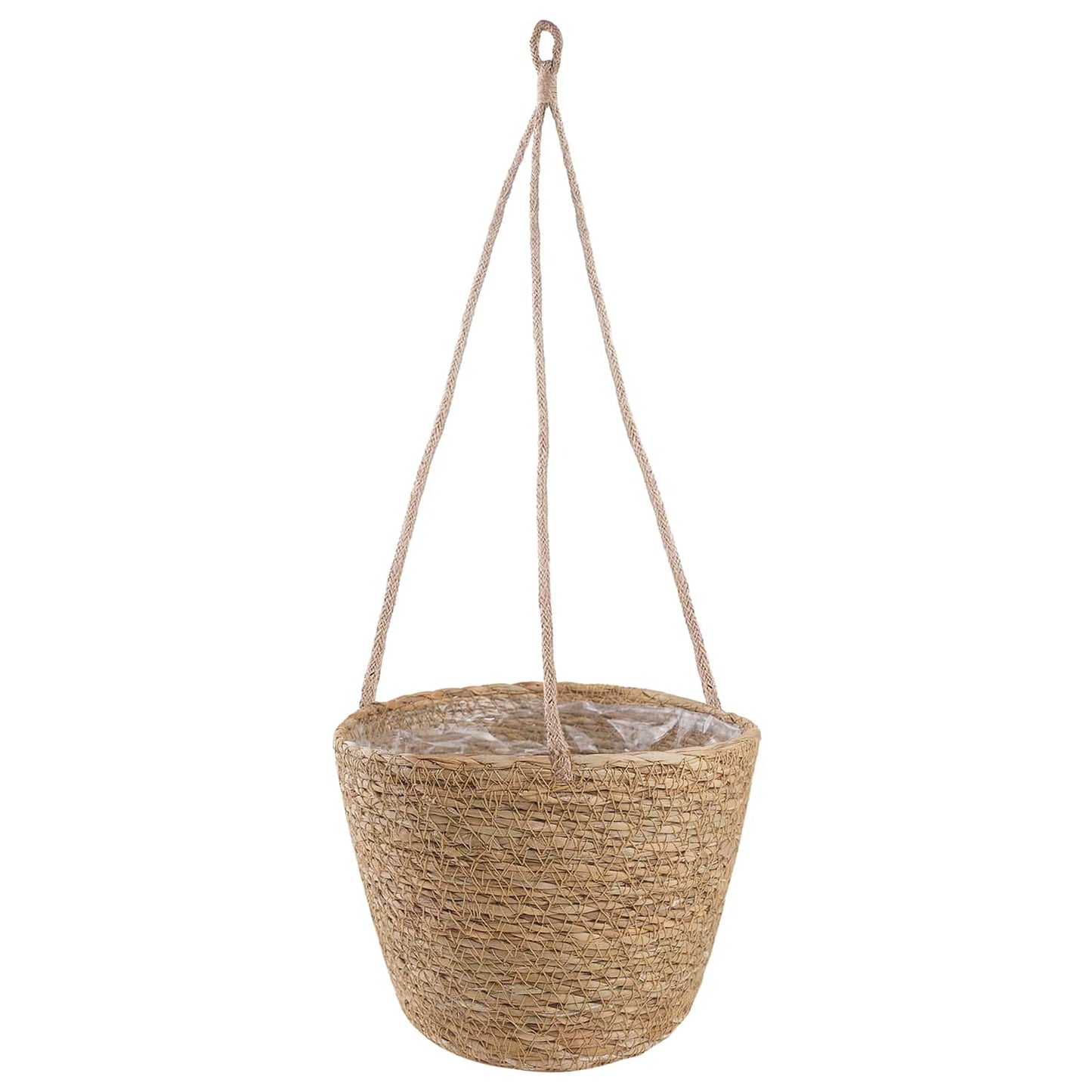 3 db Természetes Ø26 x 19 cm 100% Tengeri fű