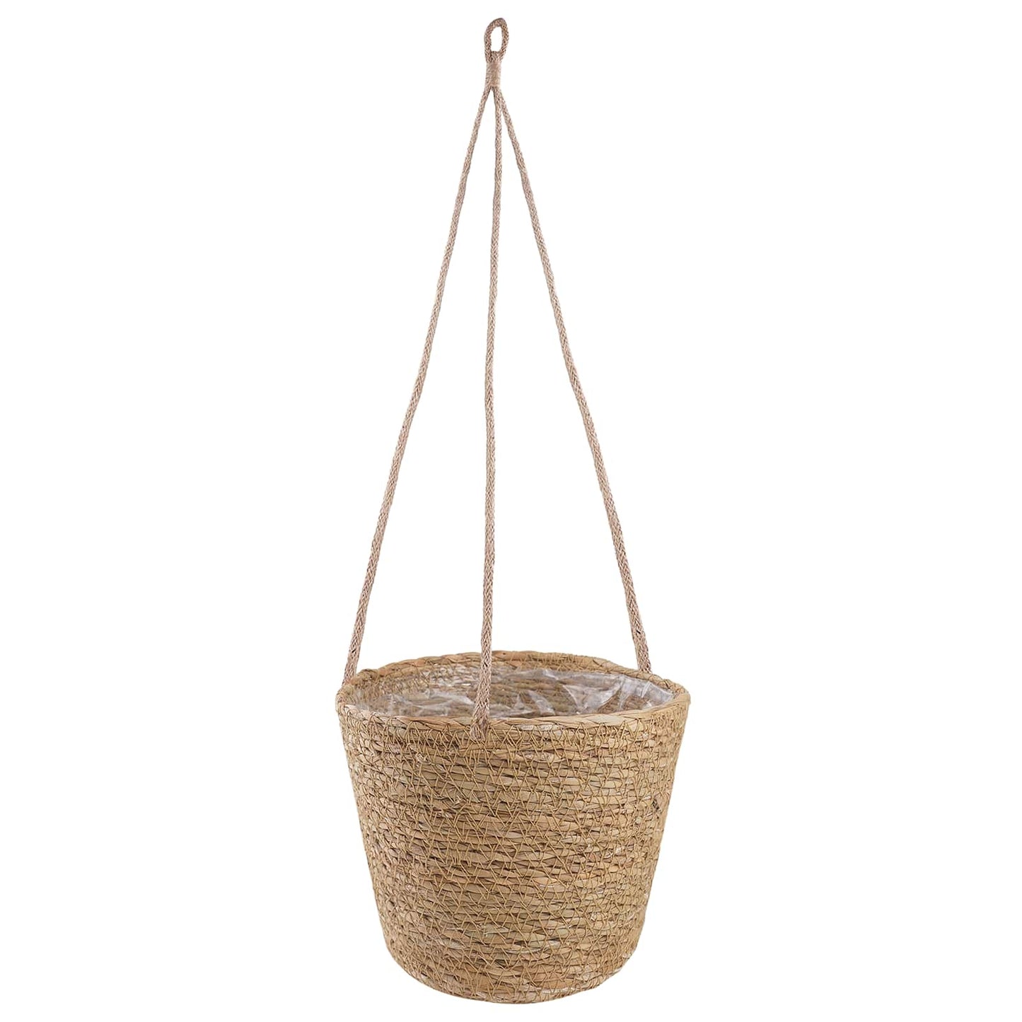 3 db Természetes Ø26 x 19 cm 100% Tengeri fű