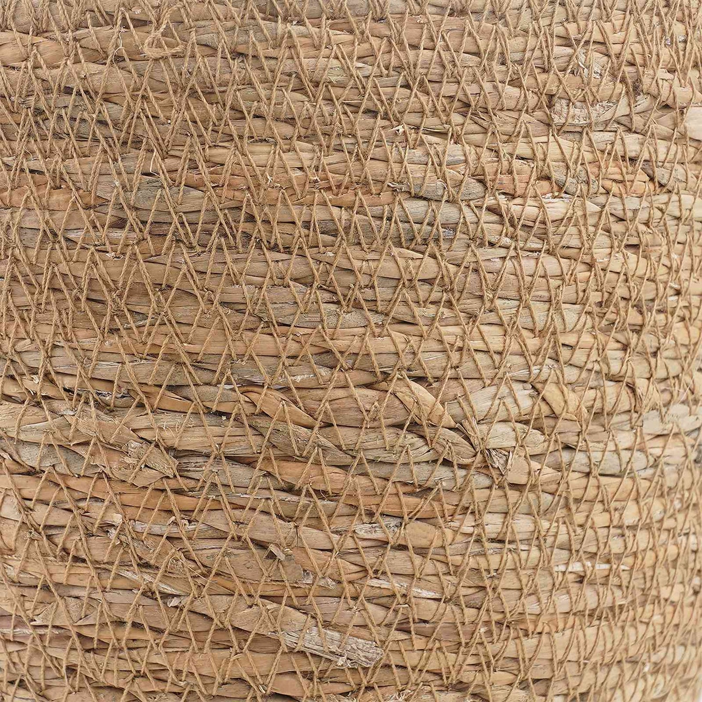 3 db Természetes Ø26 x 19 cm 100% Tengeri fű