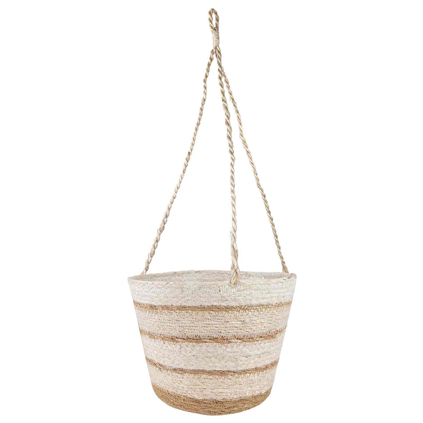 3 db Természetes, Fehér és Bézs Ø26 x 19 cm 100% Tengeri fű