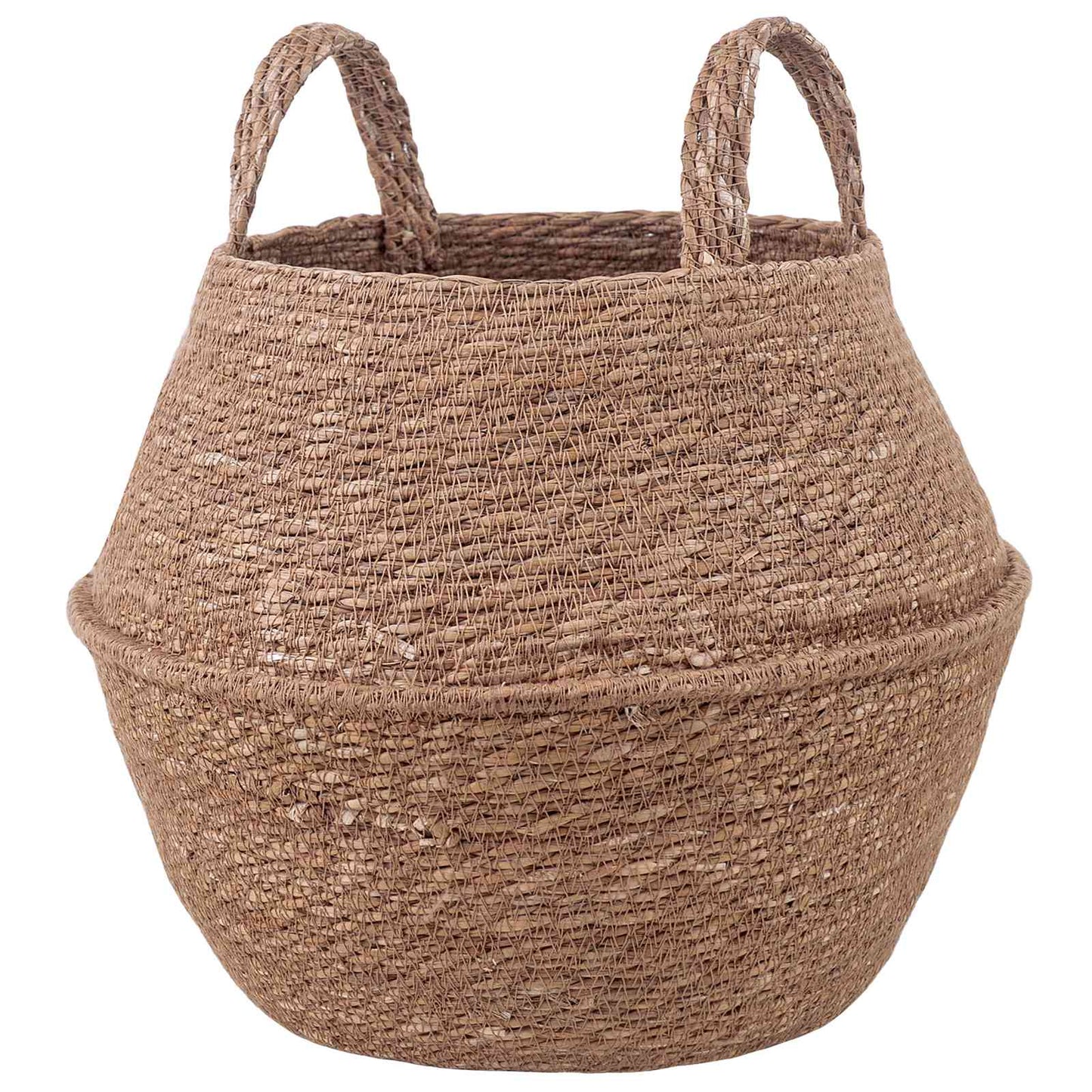 Kézi növényedény Természetes Ø 32 x 32 cm 100% Tengeri fű
