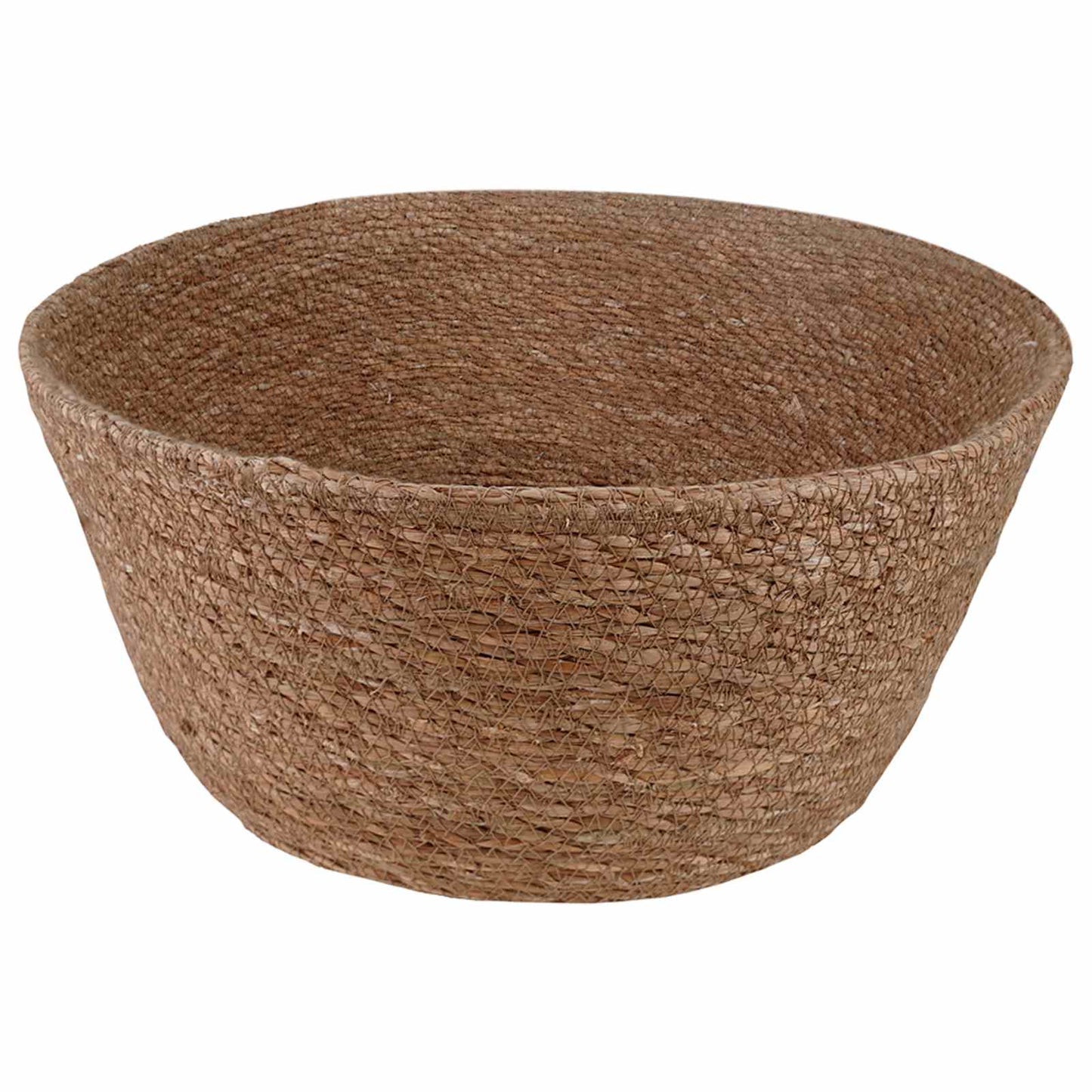 Kézi növényedény Természetes Ø 32 x 32 cm 100% Tengeri fű