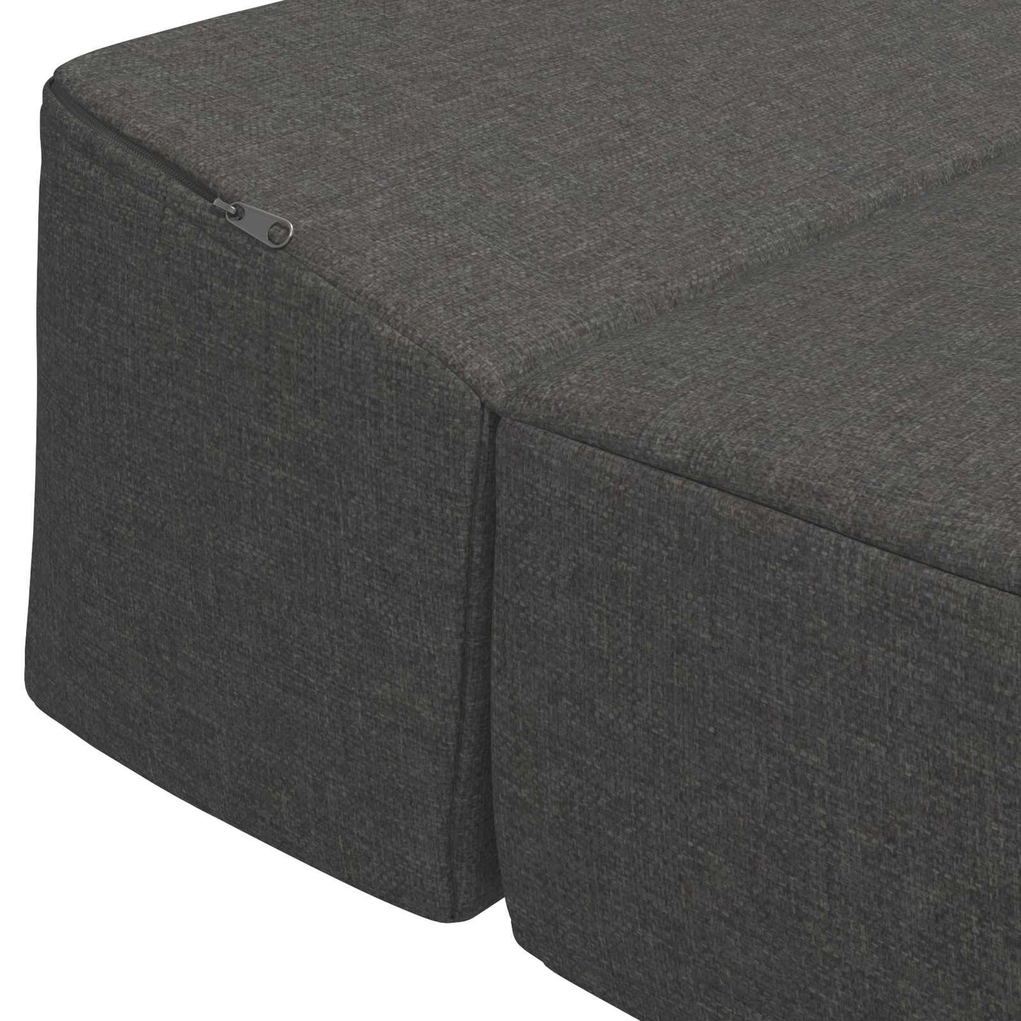 Összecsukható kanapéágy Sötétszürke 200 x 70 x 10 cm Szövet