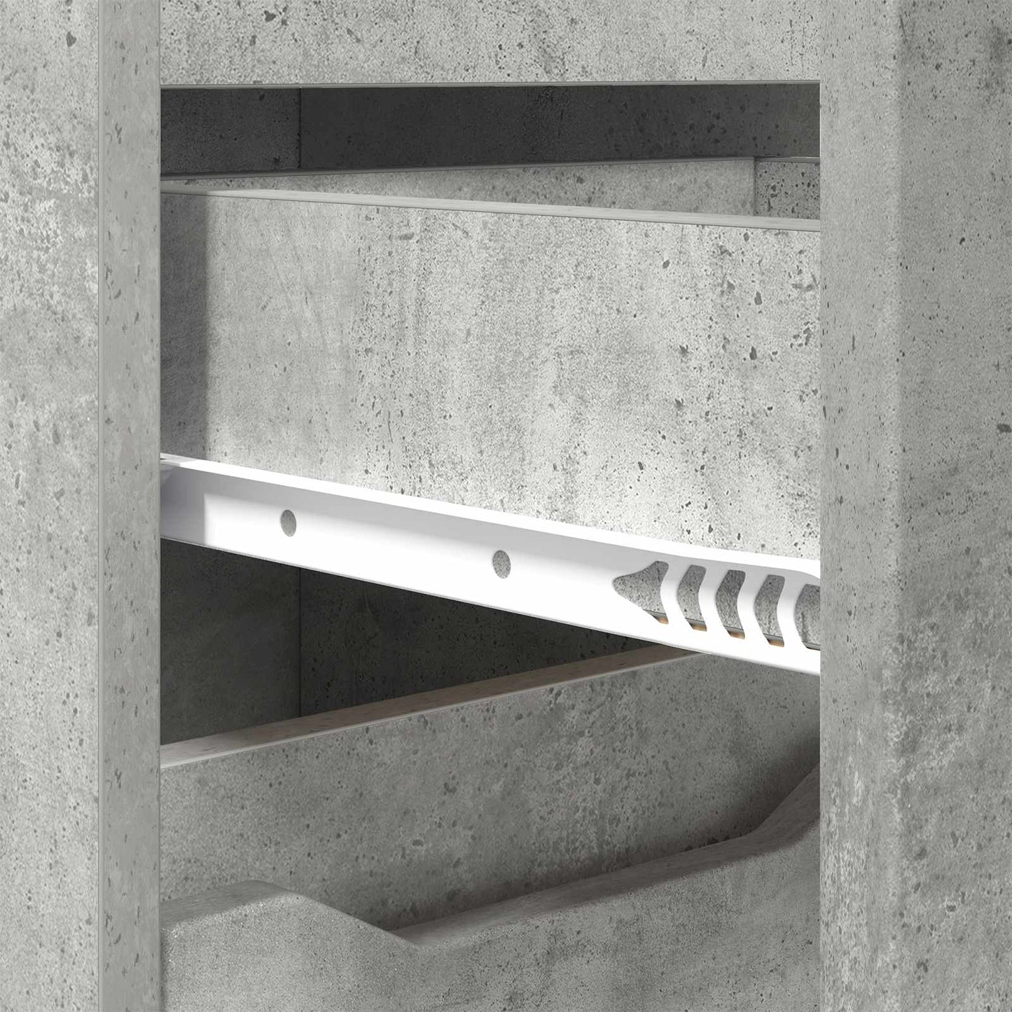 Fürdőszoba Székény Beton Szürke 30,5 x 30 x 101 cm Szerelt Fa