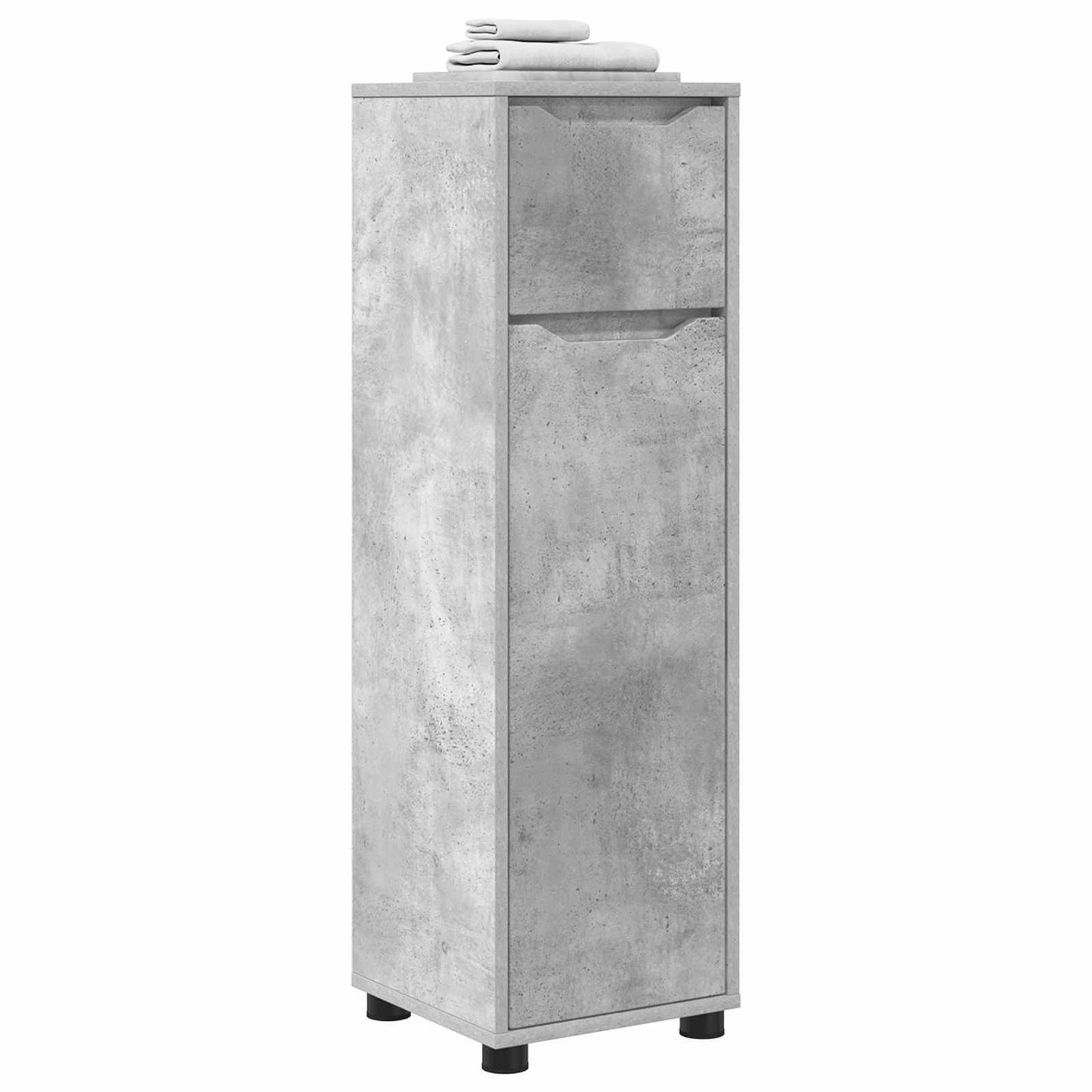 Fürdőszoba Székény Beton Szürke 30,5 x 30 x 101 cm Szerelt Fa