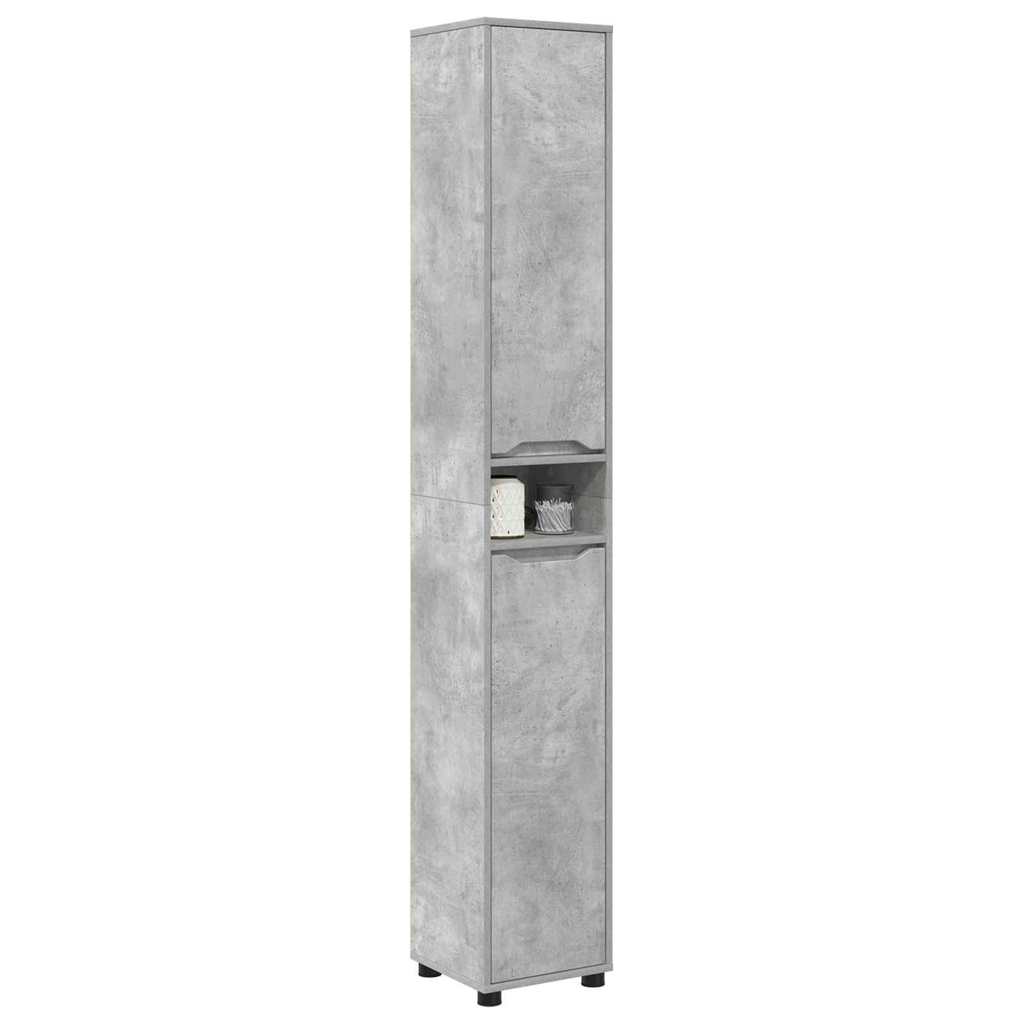Fürdőszoba Székény Beton Szürke 30,5 x 30 x 195 cm Szerelt Fa