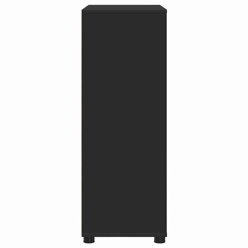 Fürdőszoba Székény fiókkal Fekete 72,5 x 36,5 x 100 cm Faanyag