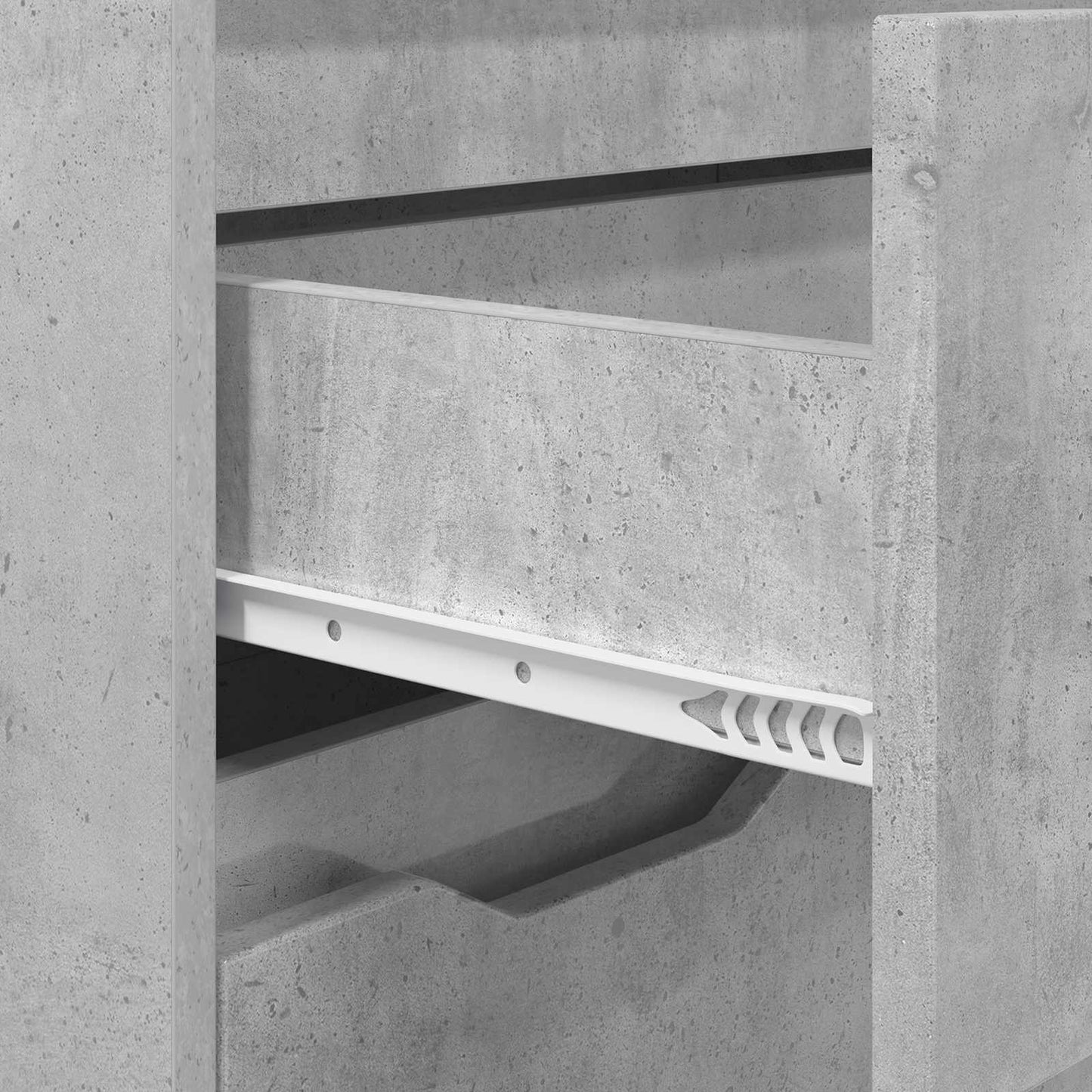 Fürdőszoba Székény Beton Szürke 72,5 x 36,5 x 100 cm Szerelt Fa