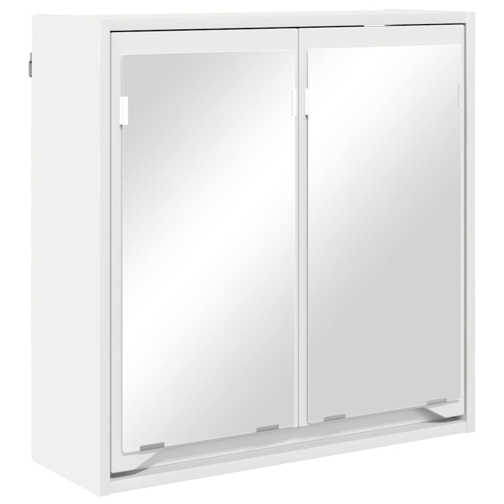 Fürdőszobai tükörszekrény Fehér 60 x 20 x 60 cm Szerelt Fa