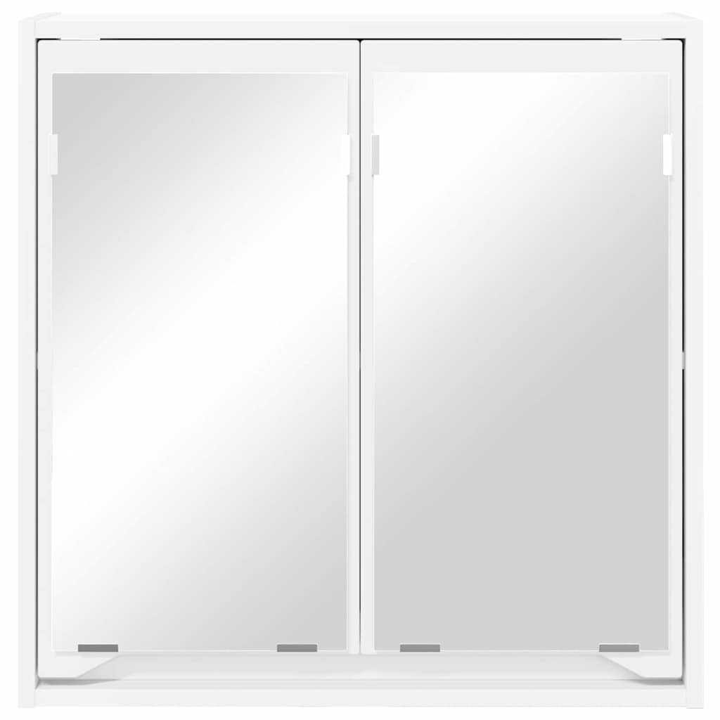 Fürdőszobai tükörszekrény Fehér 60 x 20 x 60 cm Szerelt Fa